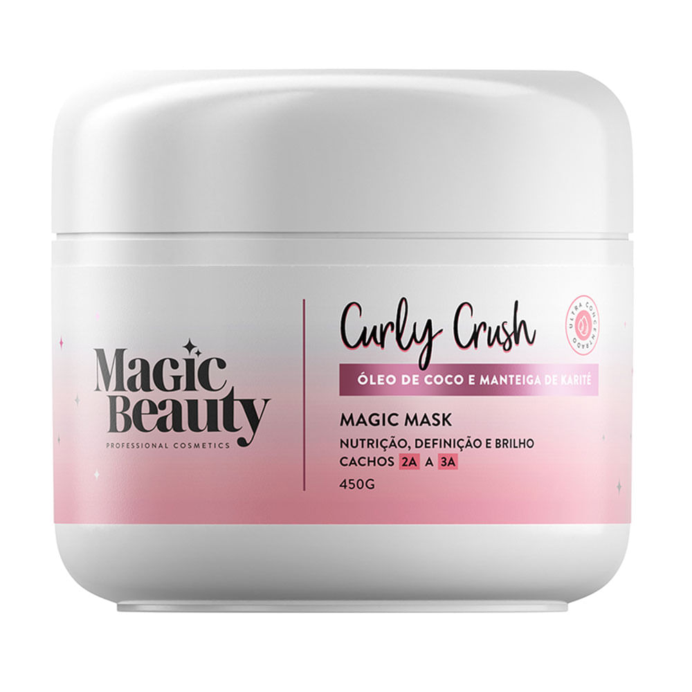Máscara Magic Beauty Curly Crush 2A a 3A 450g