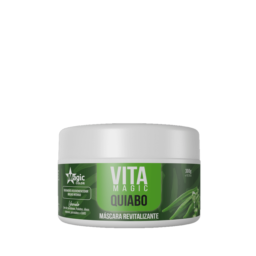 Máscara Magic Color Revitalizante Vita Magic Quiabo 300g