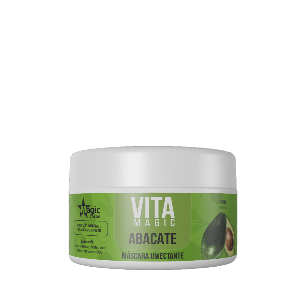 Máscara Magic Color Umectante Vita Magic Abacate 300g