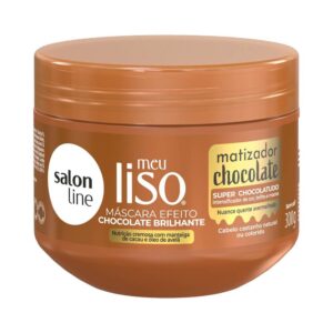 Máscara Matizadora Salon Line Meu Liso Chocolate Brilhante 300g