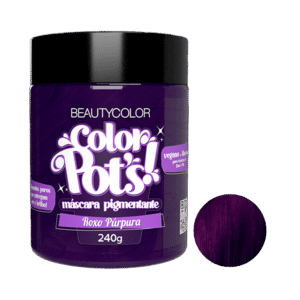 Máscara Pigmentante Color Pot's Beauty Color Roxo Púrpura