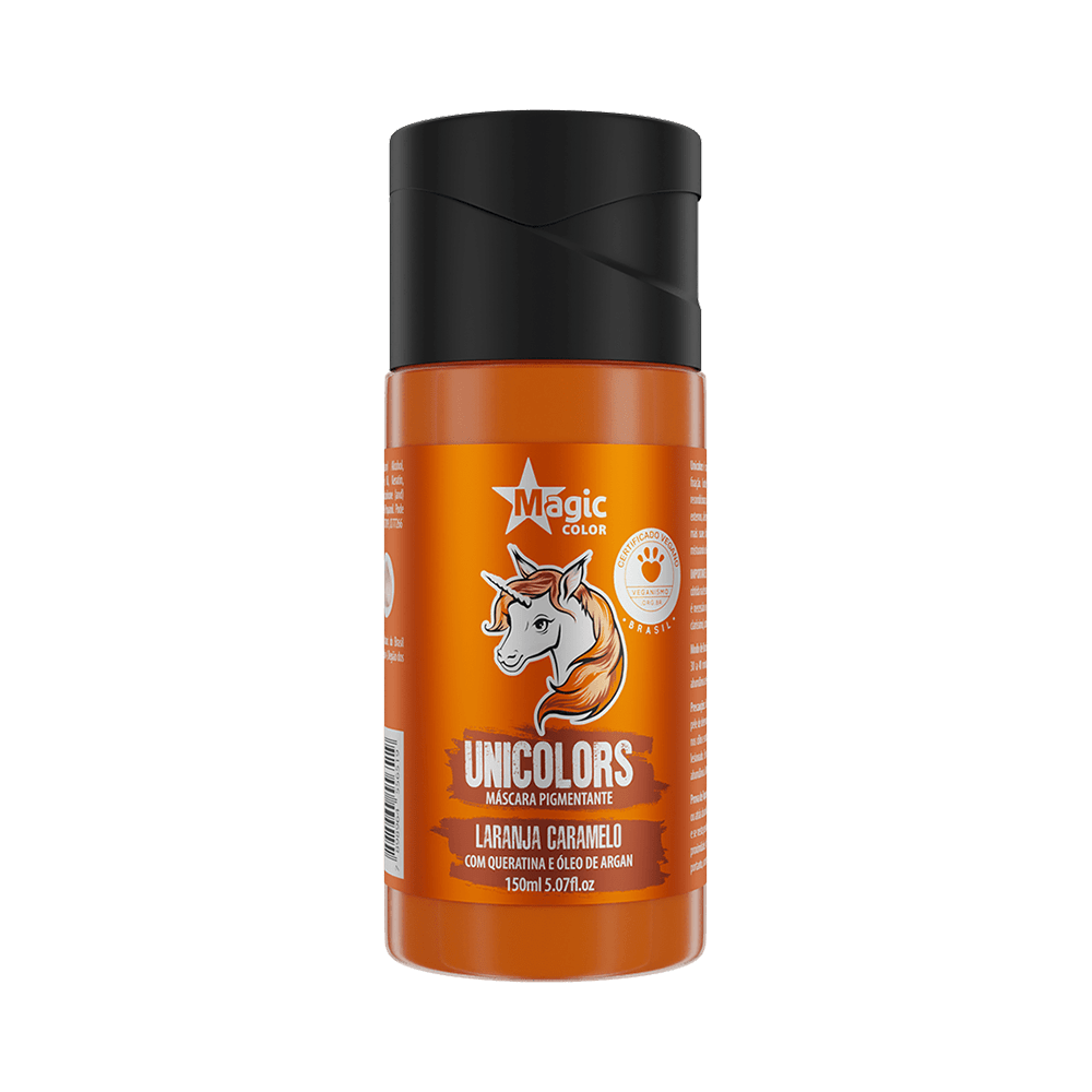 Máscara Pigmentante Magic Color Unicolors Laranja Caramelo 150ml