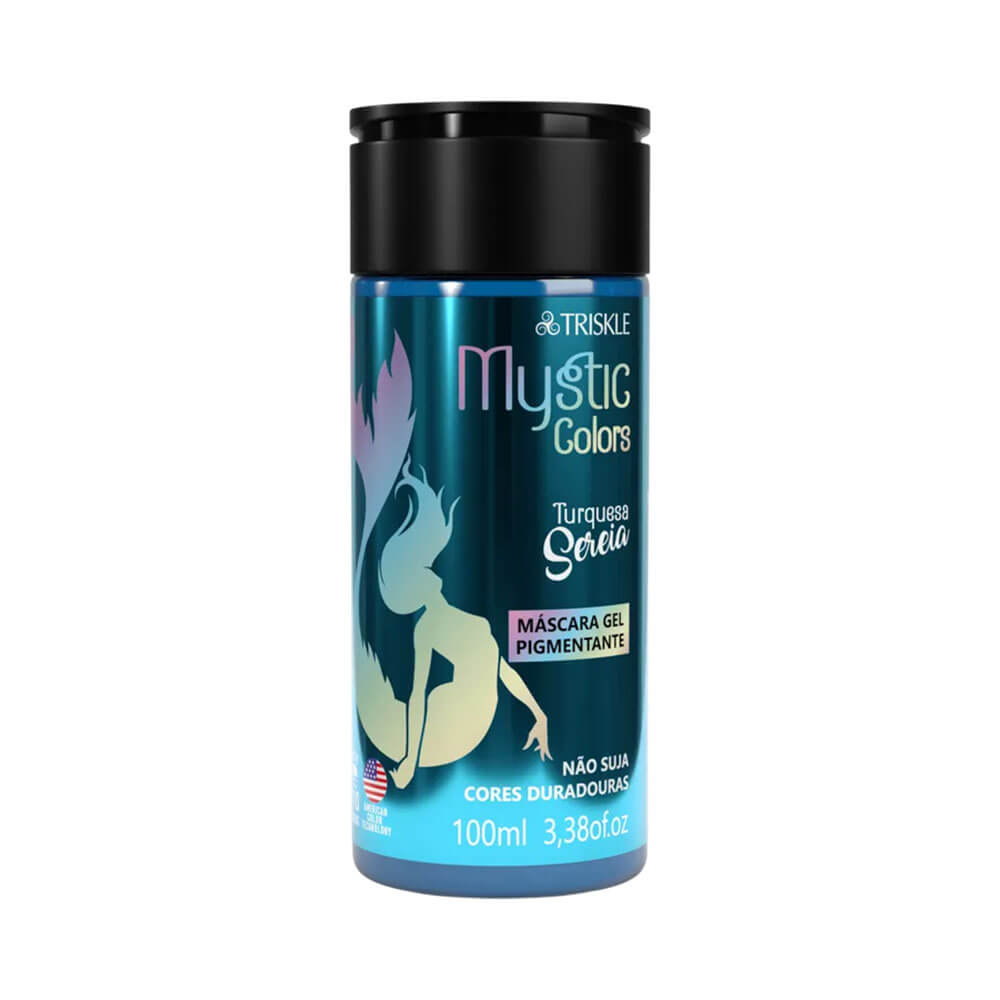 Máscara Pigmentante Triskle Mystic Turquesa Sereia 100ml
