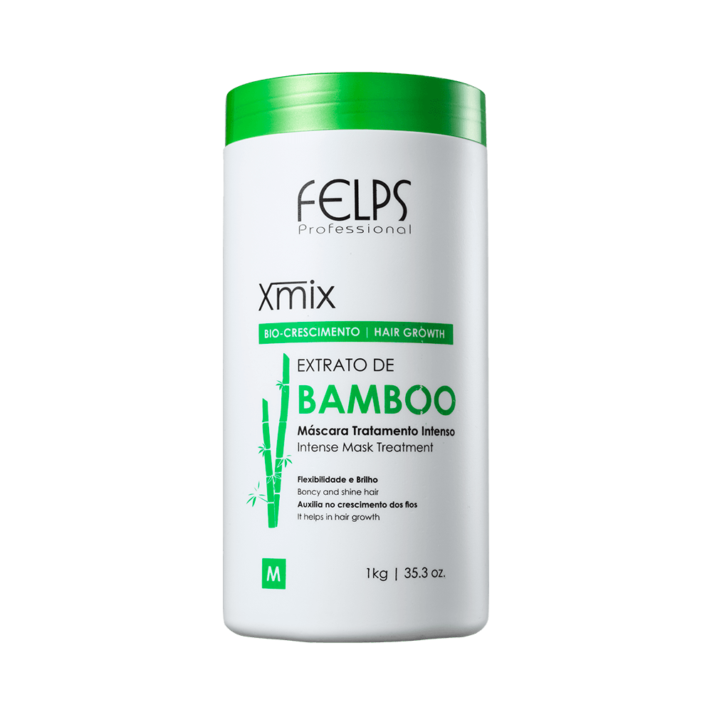 Máscara Tratamento Extrato de Bamboo Felps Profissional Xmix 1000g