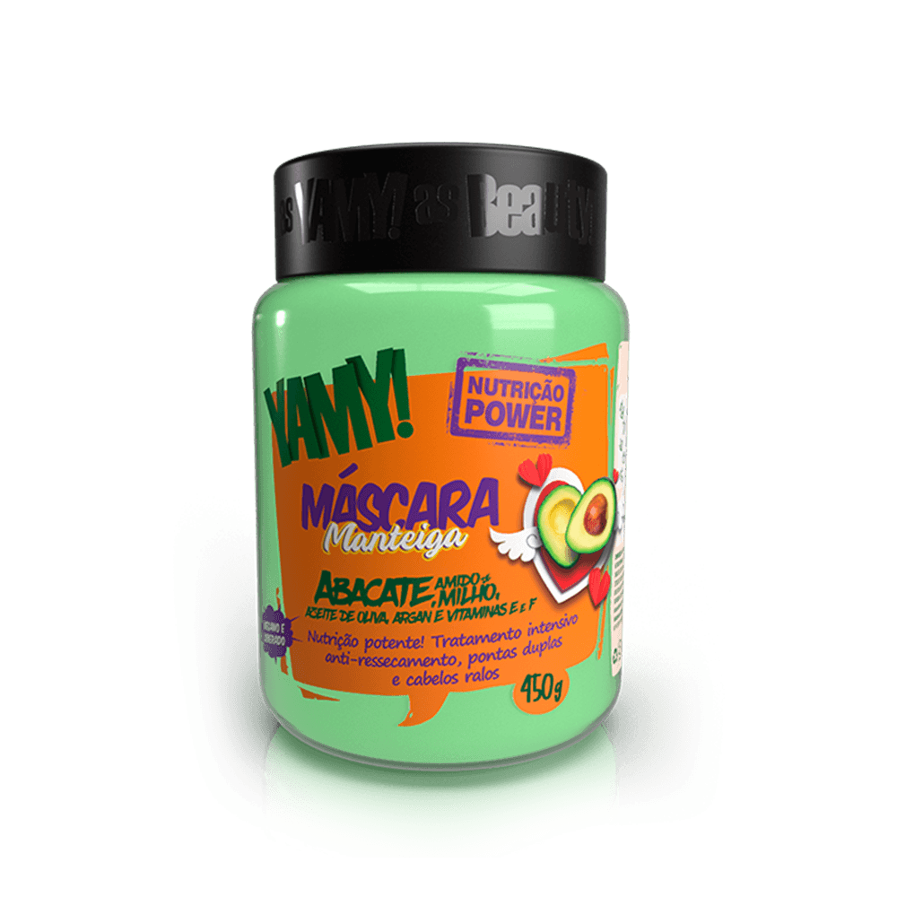 Máscara Yamy Manteiga Nutrição Power Abacate 450g