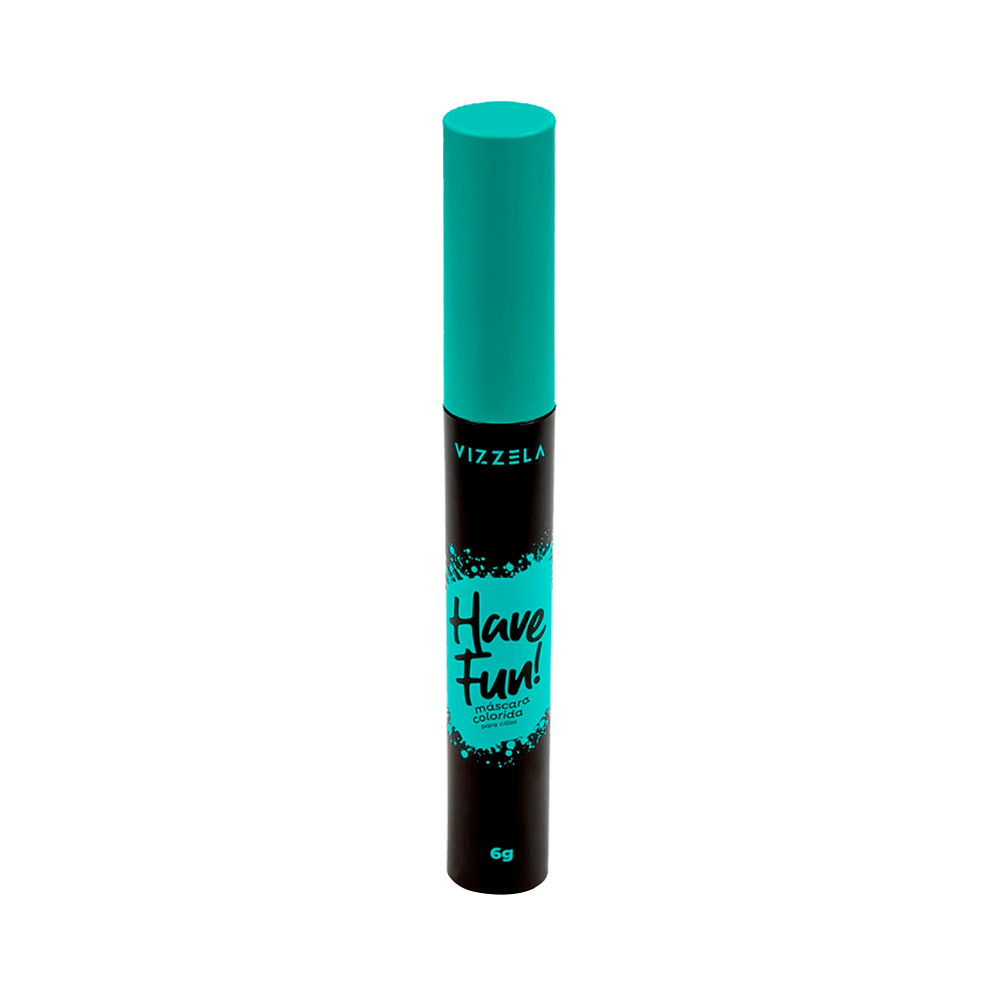 Máscara de Cílios Colorida Vizzela Have Fun Verde 6g