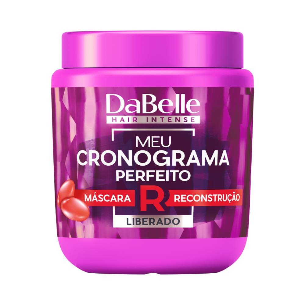 Máscara de Reconstrução Capilar Dabelle Meu Cronograma Perfeito 400g