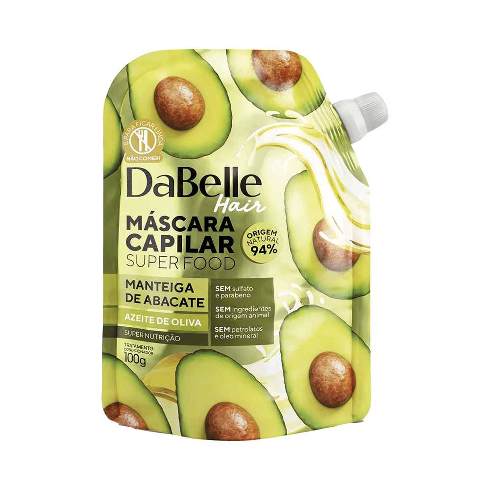 Máscara de Tratamento Dabelle Superfood Abacate 100g