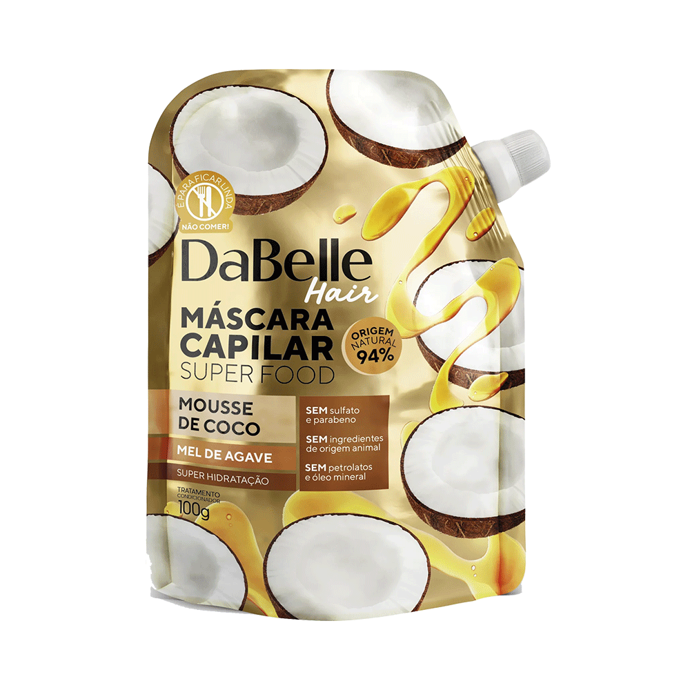 Máscara de Tratamento Dabelle Superfood Coco 100g