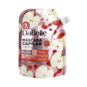 Máscara de Tratamento Dabelle Superfood Vinagre Maçã e Geleia Frutas 100g