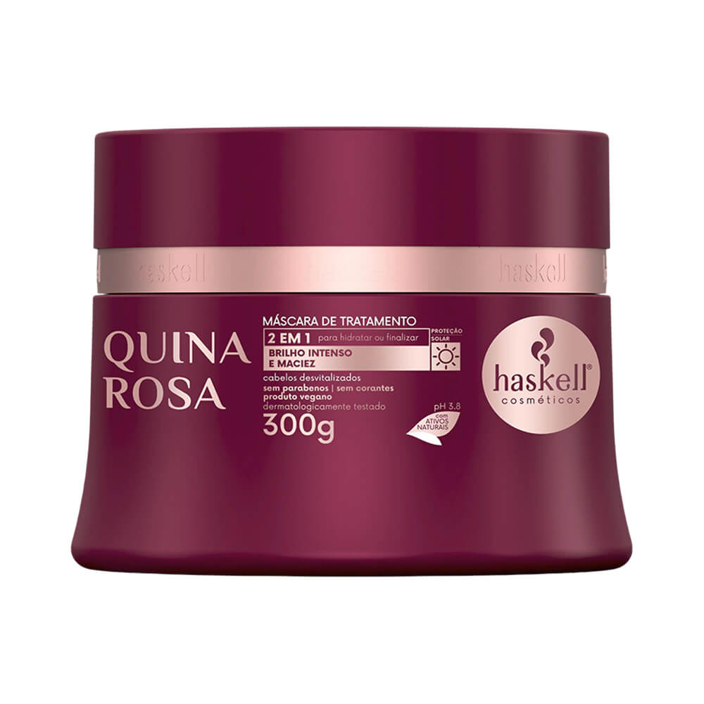 Máscara de Tratamento Haskell Quina Rosa 250g