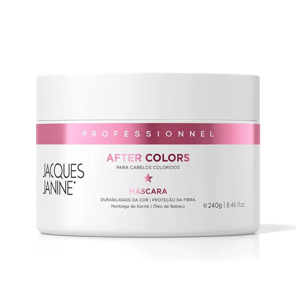 Máscara Capilar Jacques Janine de Tratamento After Colors 240g