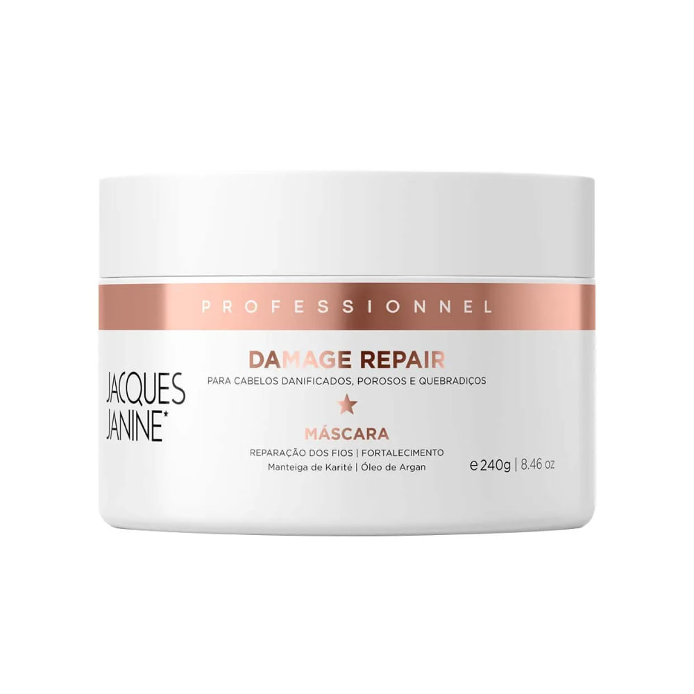 Máscara Capilar Jacques Janine de Tratamento Damage Repair 240g