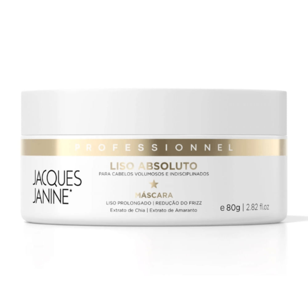 Máscara Capilar Jacques Janine de Tratamento Liso Absoluto 80g