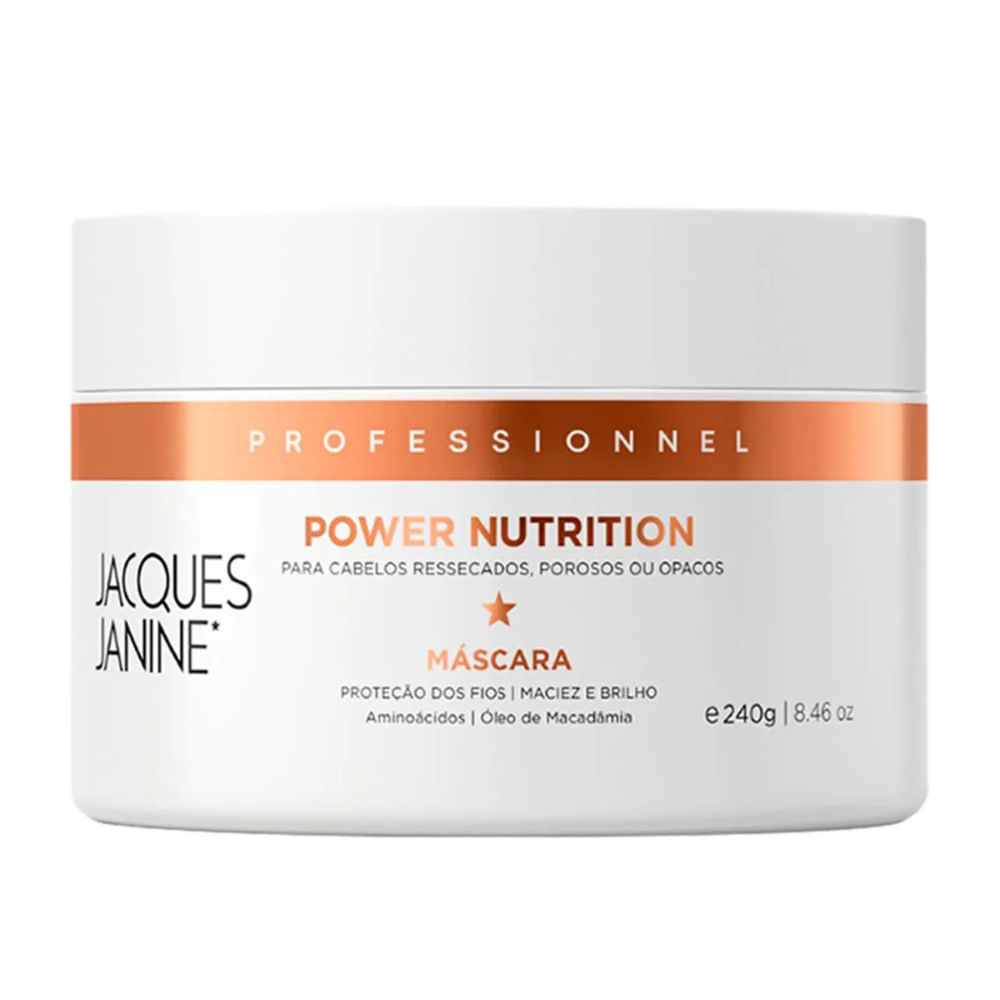 Máscara Capilar Jacques Janine de Tratamento Power Nutrition 240g