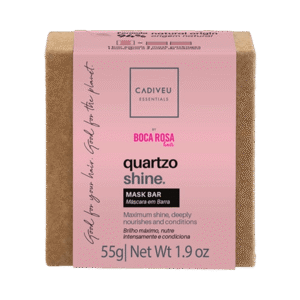 Máscara em Barra Cadiveu Essentials Quartzo Shine By Boca Rosa Hair 55g