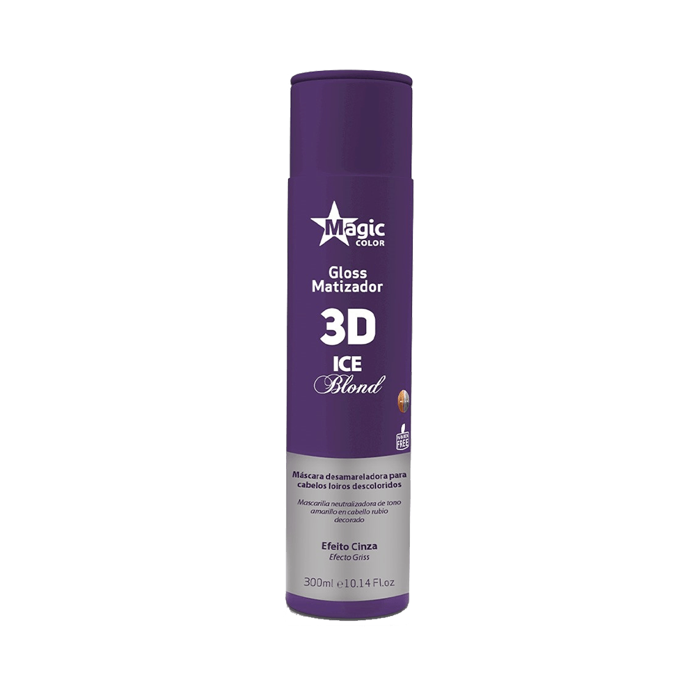 Matizador Magic Color Ice Blond Efeito Cinza 300ml