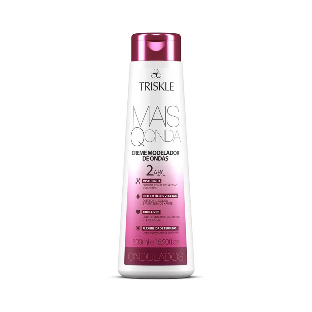Modelador Triskle Mais Q Onda Ondulados 500ml