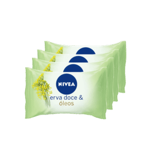 Kit NIVEA Sabonete em Barra Erva Doce & Óleos 85g (4 Produtos)
