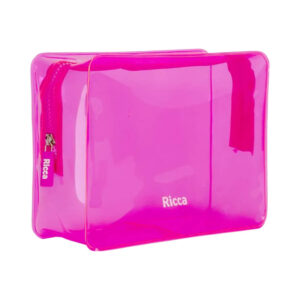 Necessaire Ricca Neon Rosa Média
