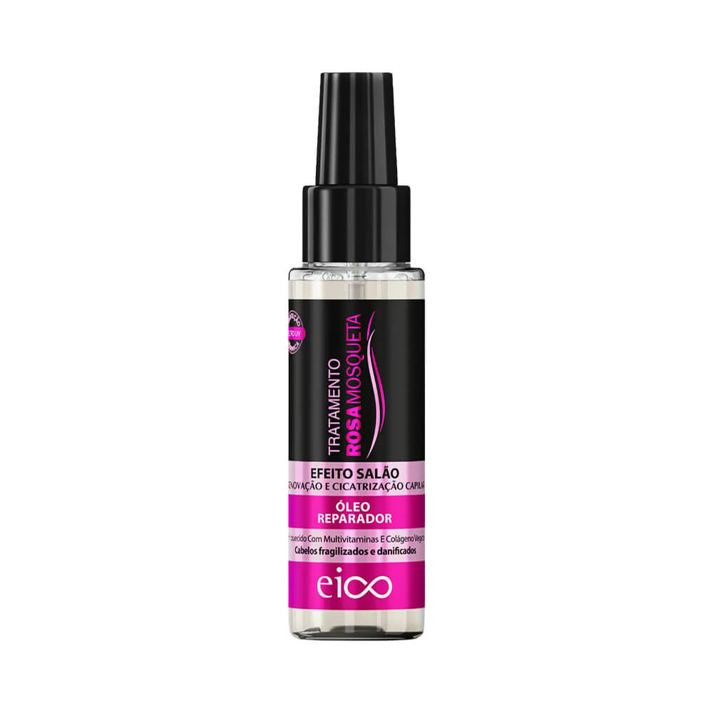 Óleo Reparador Eico Efeito Salão Rosa Mosqueta 60ml