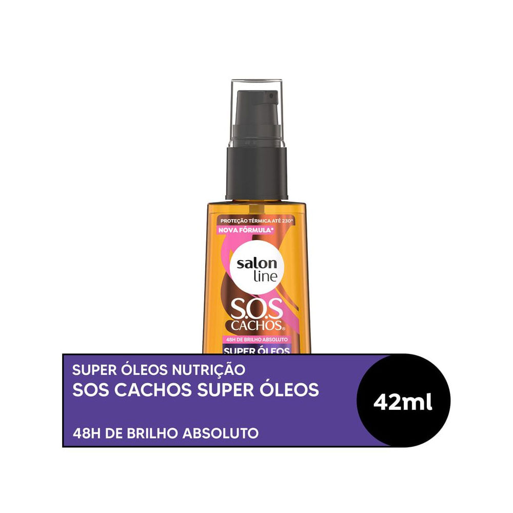 Óleo de Tratamento Salon Line SOS Cachos Super Óleos 42ml
