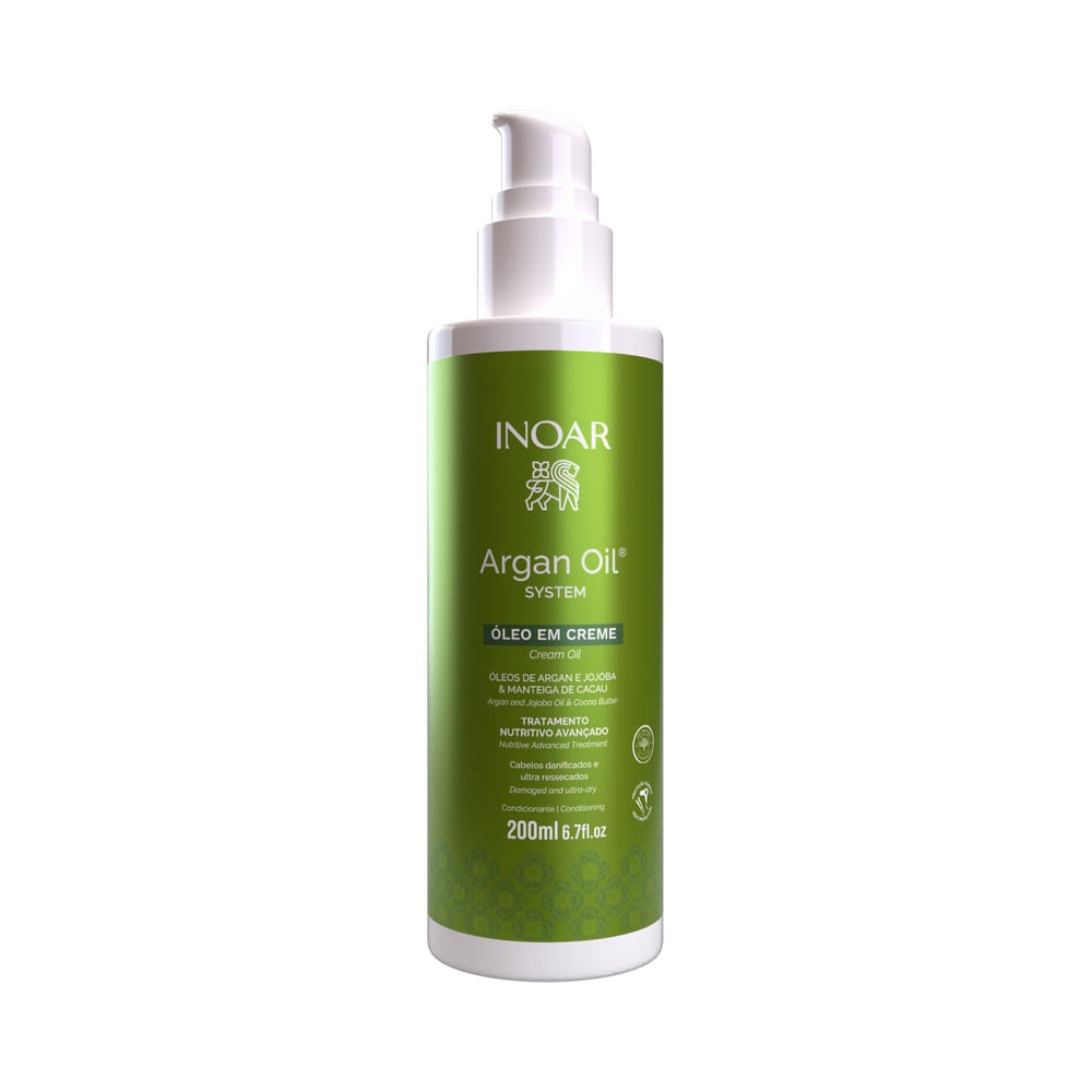 Óleo em Creme Inoar Argan Oil 200ml