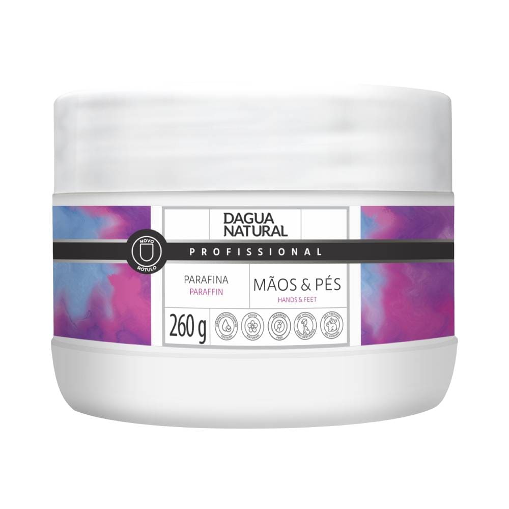 Parafina D'agua Natural Mãos e Pés 260g