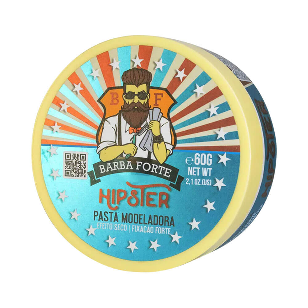 Pasta Modeladora Barba Forte Hipster 60g