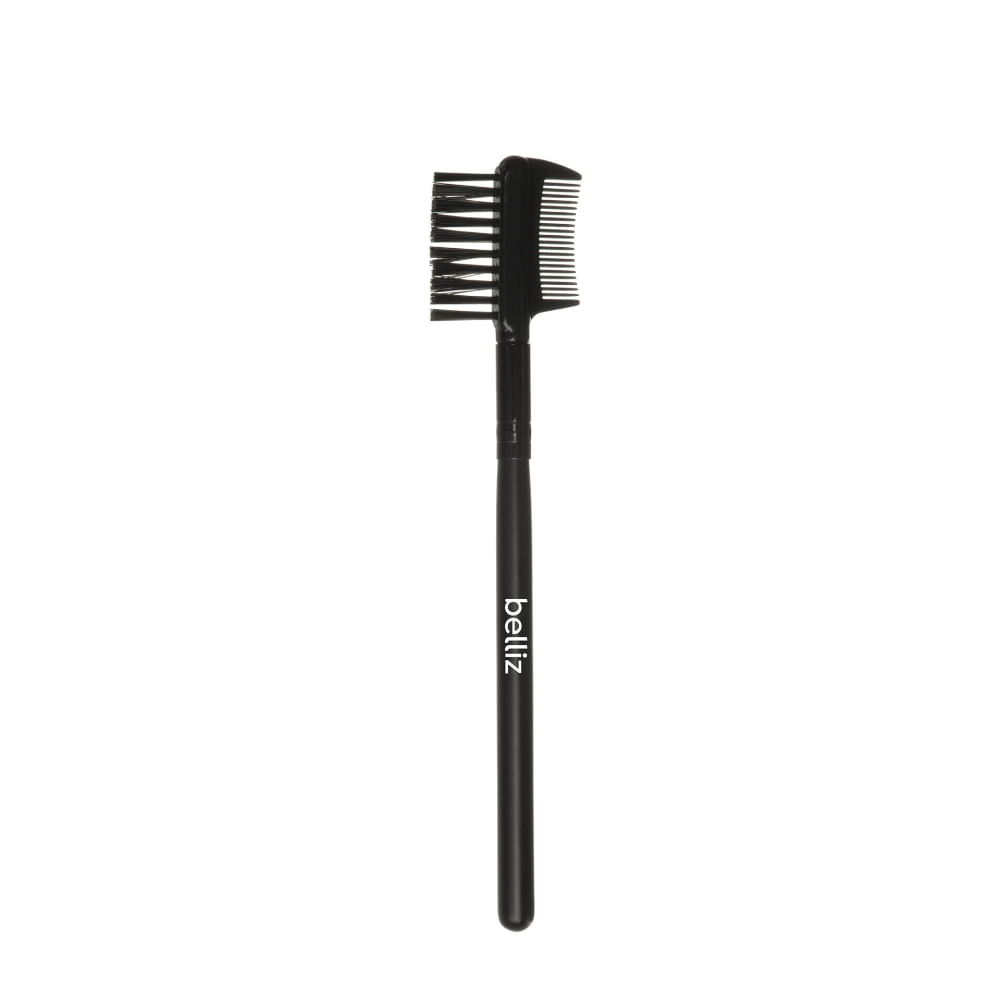 Pente E Escova Belliz Compact Para Sobrancelhas