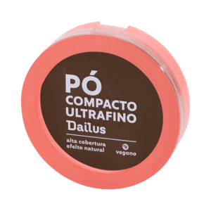 Pó Compacto Dailus Vegano Ultrafino D12 Escuro