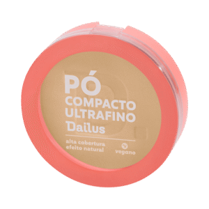 Pó Compacto Dailus Vegano Ultrafino D3 Claro