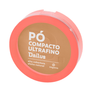 Pó Compacto Dailus Vegano Ultrafino D4 Claro