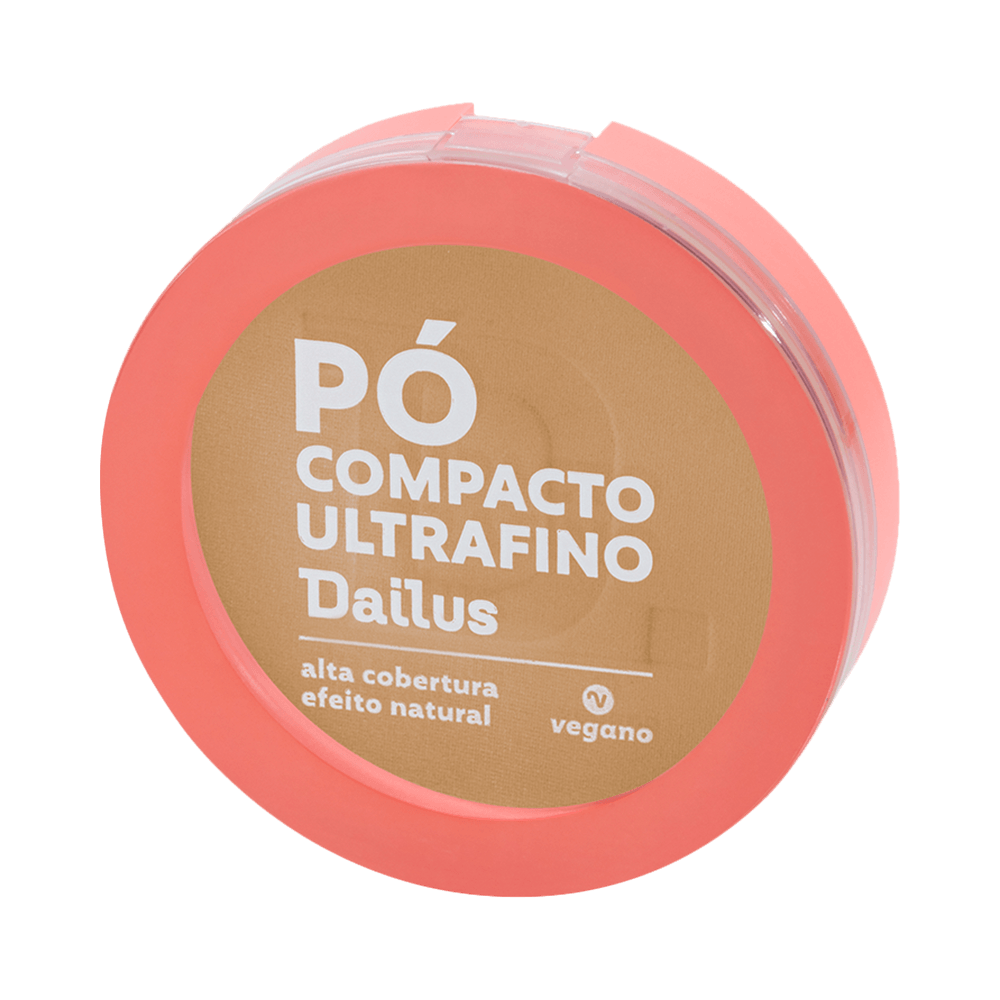 Pó Compacto Dailus Vegano Ultrafino D5 Médio