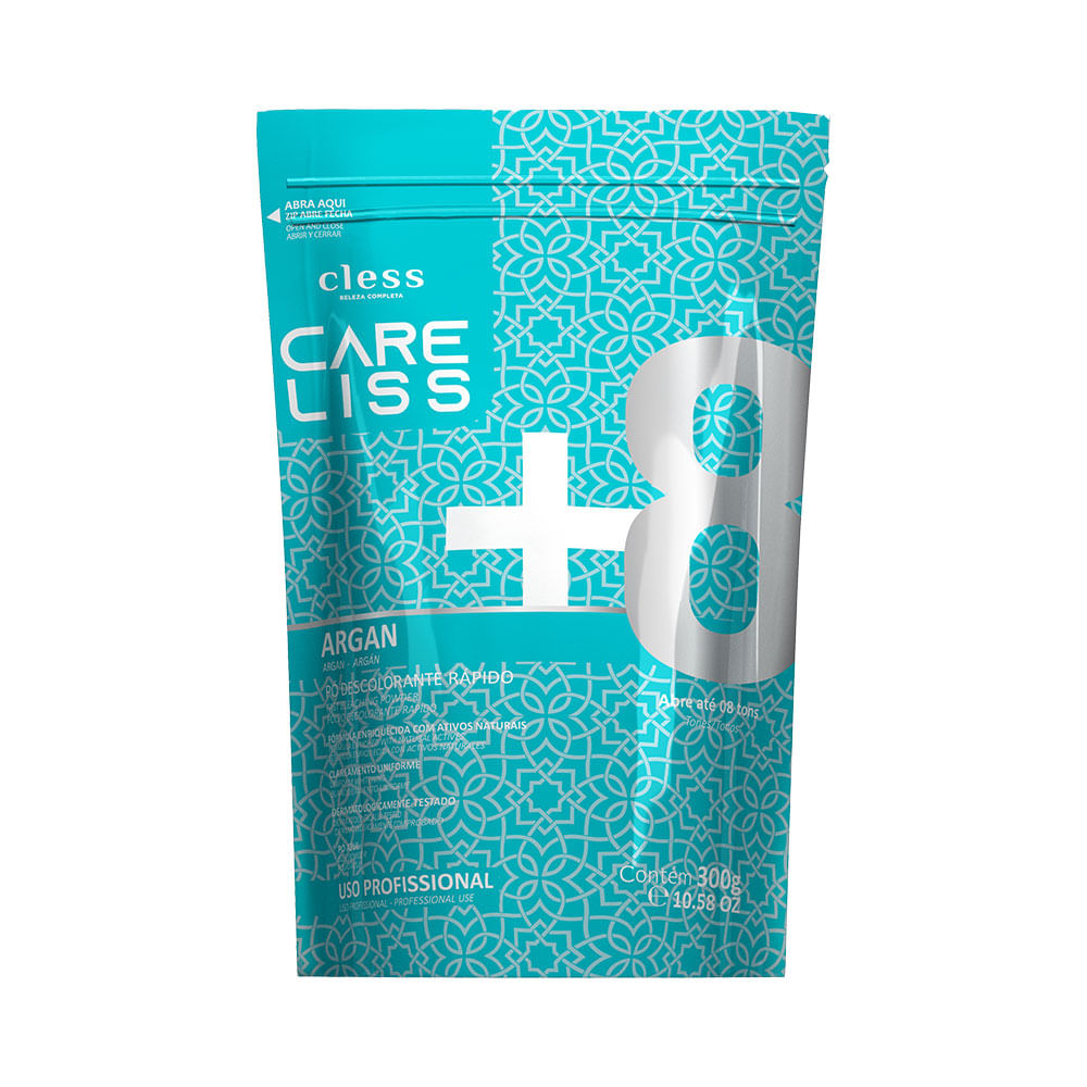 Pó Descolorante Cless Care Liss Argan 300g