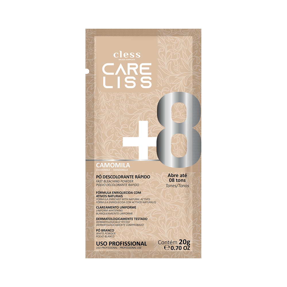 Pó Descolorante Cless Care Liss Camomila 20g