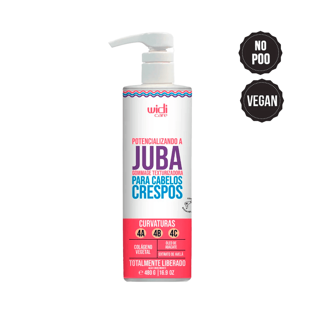 Potencializando Widi Care a Juba Gommage Texturizadora 480g
