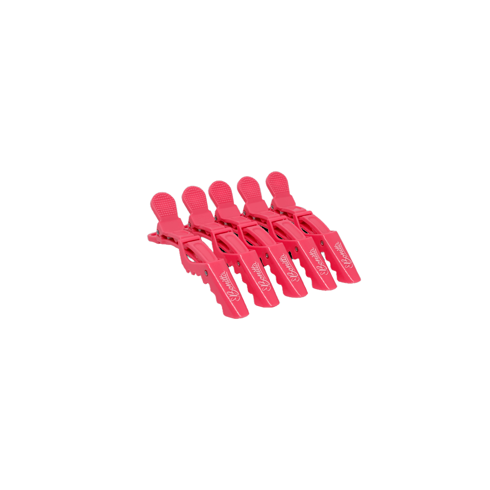Prendedor Clips Marco Boni Bonitta Crocodilo Rosa (222BT)