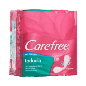 Protetor Diário Carefree Tododia Sem Fragrância 40 Unidades