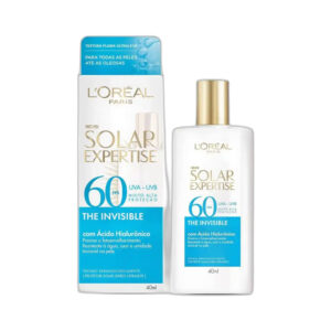 Protetor Facial L'Oréal Expertise Fluido sem Cor FPS 60 40g