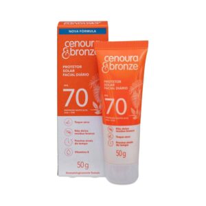 Protetor Solar Facial Cenoura e Bronze FPS 70 Diário 50g