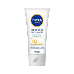 Protetor Solar Facial Nivea Sun Toque Seco Antissinais FPS70 40ml