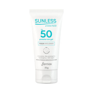 Protetor Solar Facial Sunless Gel FPS 50 Translúcido 35g