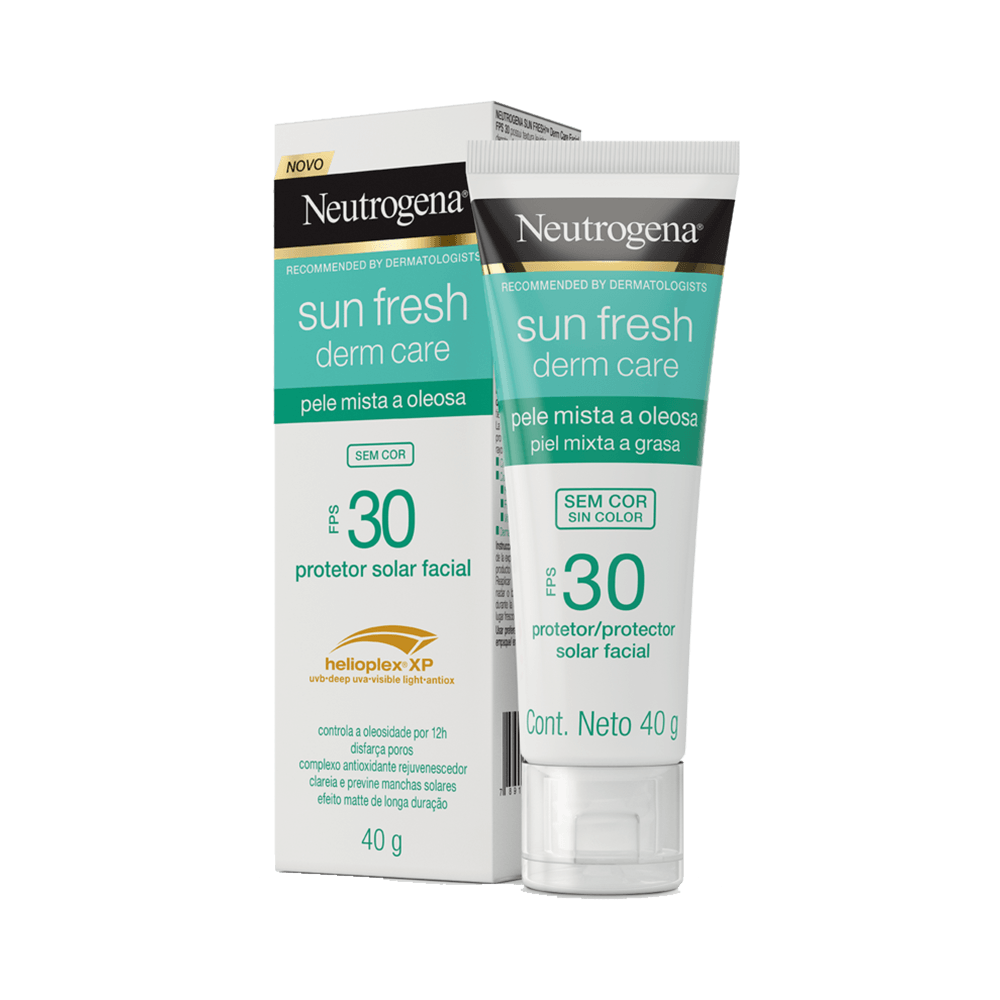 Protetor Solar Neutrogena Facial Pele Mista e Oleosa FPS30 40g