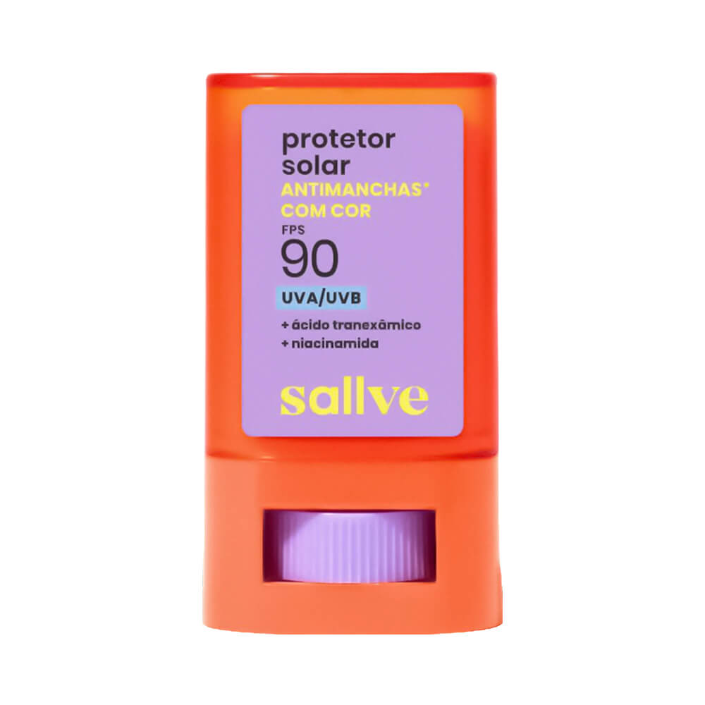 Protetor Solar Sallve Stick Antimanchas FPS 90 Cor 4