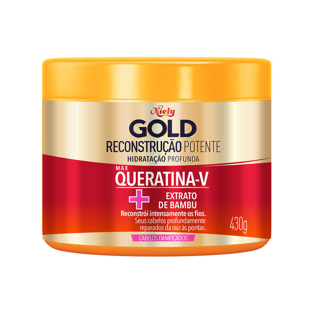 Máscara Niely Gold Reconstrução Potente 430g
