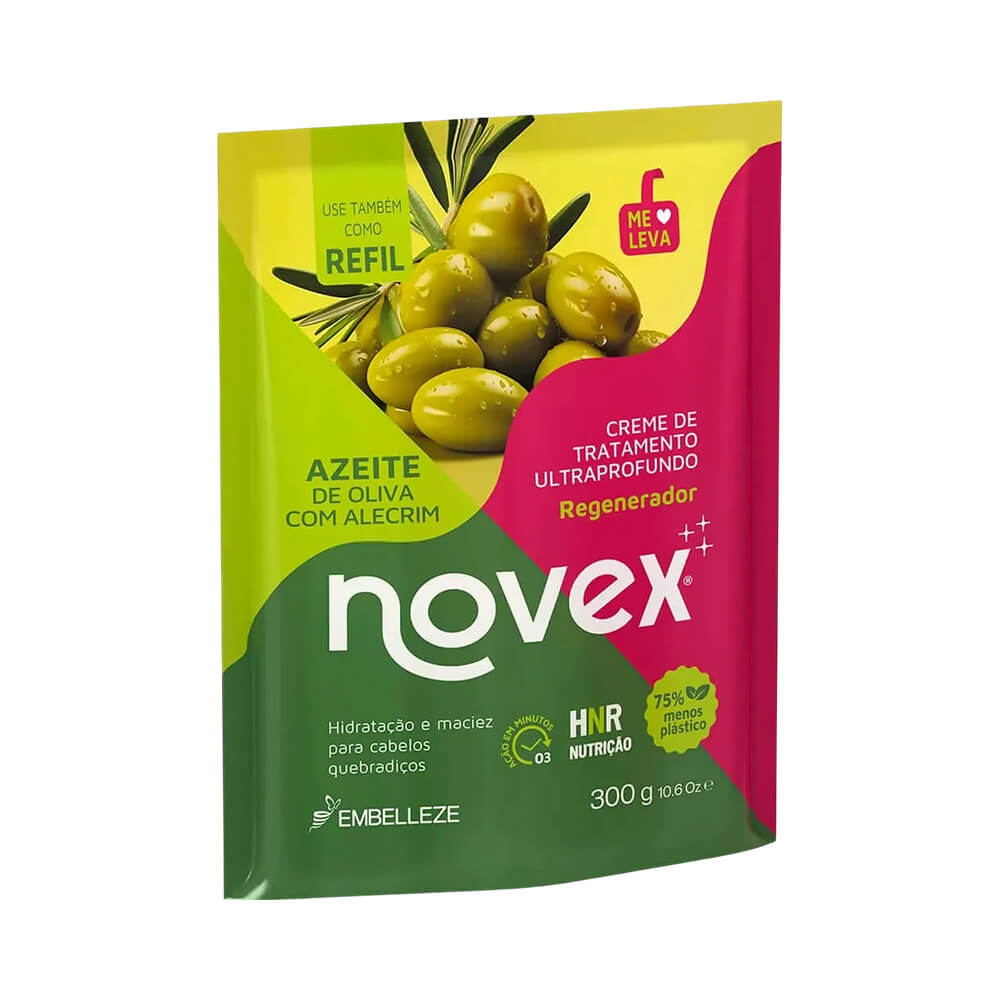 Refil de Creme de Tratamento Novex Azeite de Oliva 300g