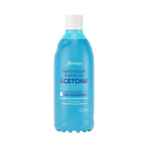 Removedor de Esmalte Farmax com Acetona 500ml