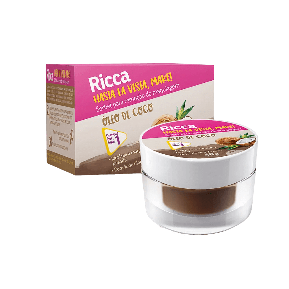 Removedor de Maquiagem Sorbet Ricca Hasta la Vista Make 40g