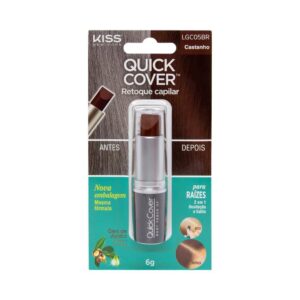 Retoque Kiss New York Quick Cover Castanho